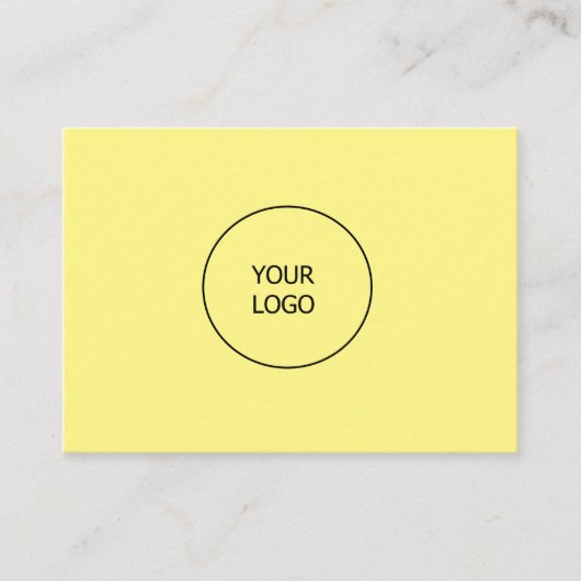 einfache minimale Hinzufügen Ihres Logo-Geschäft b Visitenkarte (Vorderseite)