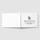 einfache minimale Hinzufügen Ihres Logos/Design be Gästebuch (Voll)