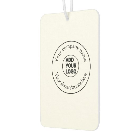 Einfache minimale Hinzufügen Ihres Logos/Designs h Autolufterfrischer (Links)