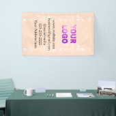 Einfache minimale Hinzufügen Ihres Logos/Designs h Banner (Messeveranstaltung)