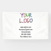 Einfache minimale Hinzufügen Ihres Logos/Designs h Banner (Horizontal)