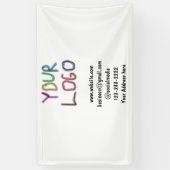 Einfache minimale Hinzufügen Ihres Logos/Designs h Banner (Vertikal)