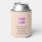 Einfache minimale Hinzufügen Ihres Logos/Designs h Dosenkühler (Kanne Rückseite)