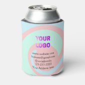Einfache minimale Hinzufügen Ihres Logos/Designs h Dosenkühler (Kanne Rückseite)