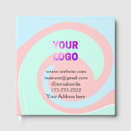 Einfache minimale Hinzufügen Ihres Logos/Designs h Gästebuch