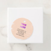 Einfache minimale Hinzufügen Ihres Logos/Designs h Geschenkanhänger (Beispiel)