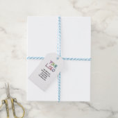 Einfache minimale Hinzufügen Ihres Logos/Designs h Geschenkanhänger (Mit Garn)