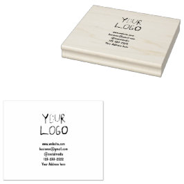 Einfache minimale Hinzufügen Ihres Logos/Designs h Gummistempel