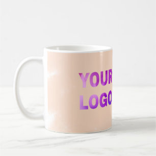 Einfache minimale Hinzufügen Ihres Logos/Designs h Kaffeetasse