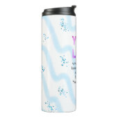 Einfache minimale Hinzufügen Ihres Logos/Designs h Thermosbecher (Nach links gedreht)