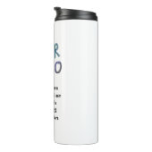 Einfache minimale Hinzufügen Ihres Logos/Designs h Thermosbecher (Nach rechts gedreht)