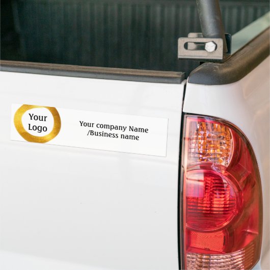 einfache minimale Hinzufügen Ihres Logos Gold Webs Autoaufkleber (Auf Lkw)