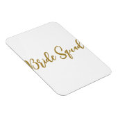 einfache minimale Hinzufügen Ihres Namens Text übe Magnet (Rechte Seite)