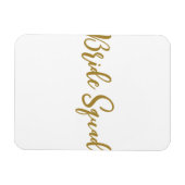 einfache minimale Hinzufügen Ihres Namens Text übe Magnet (Horizontal)