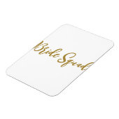 einfache minimale Hinzufügen Ihres Namens Text übe Magnet (Linke Seite)