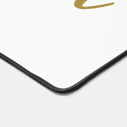 einfache minimale Hinzufügen Ihres Namens Text übe Schreibtischunterlage (Ecke)