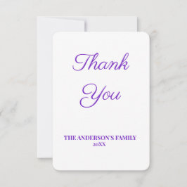 einfache minimale Hinzufügen Ihres Textes Dankesch Dankeskarte