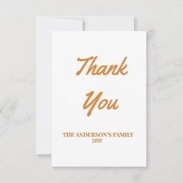 einfache minimale Hinzufügen Ihres Textes Dankesch Dankeskarte