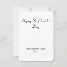 Einfache minimale Hinzufügen Ihres Textes st. patr