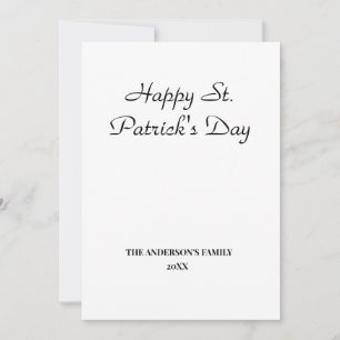 Einfache minimale Hinzufügen Ihres Textes st. patr
