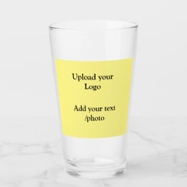 einfache minimale Hinzufügen von Logo-Text Details Glas