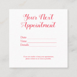 Einfache minimale Hinzufügen von Namensfotos Terminkarte