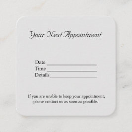 Einfache minimale Hinzufügen von Namensfotos Terminkarte