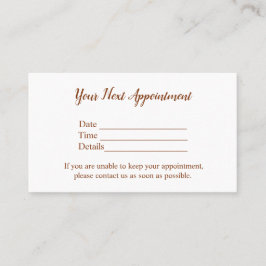 Einfache minimale Hinzufügen von Namensfotos Terminkarte