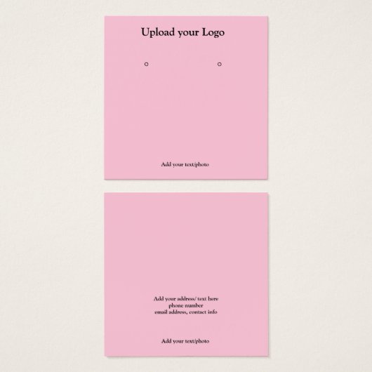 einfache minimale Hinzufügung einer Textspeicherka (Vorne & Hinten)