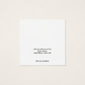 einfache minimale Hinzufügung einer Textspeicherka (Rückseite)