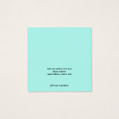 einfache minimale Hinzufügung einer Textspeicherka (Rückseite)