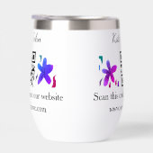 Einfache minimale Hochzeitswebsite Q R Code hinzuf (Rechts)