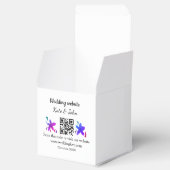 Einfache minimale Hochzeitswebsite Q R Code hinzuf Geschenkschachtel (Geöffnet)
