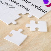 Einfache minimale Hochzeitswebsite Q R Code hinzuf Puzzle (Seite)