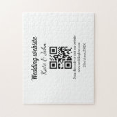 Einfache minimale Hochzeitswebsite Q R Code hinzuf Puzzle (Vertikal)