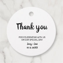 einfache minimale Kalligraphie danke für Geschenk