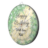 einfache minimale Kalligraphie Dartscheibe (Vorderseite rechts)