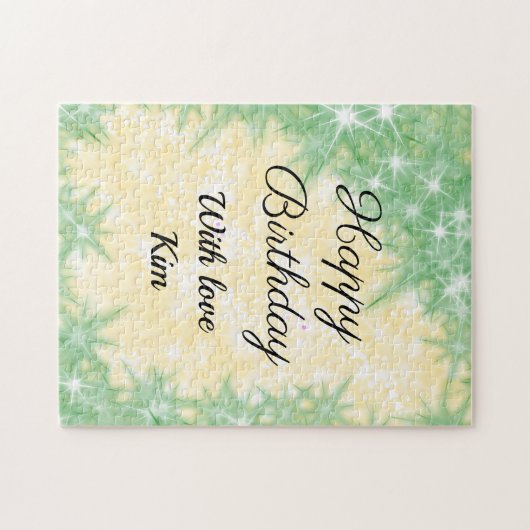 einfache minimale Kalligraphie Puzzle (Horizontal)