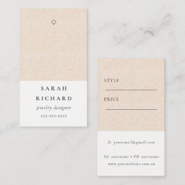 Einfache minimale Keramik für die Textur Visitenkarte