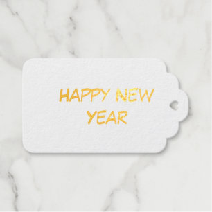 einfache minimale klassische Happy-Geburtstagsgesc Geschenkanhänger