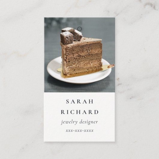 Einfache minimale Markenname für benutzerdefiniert Visitenkarte (Vorderseite)