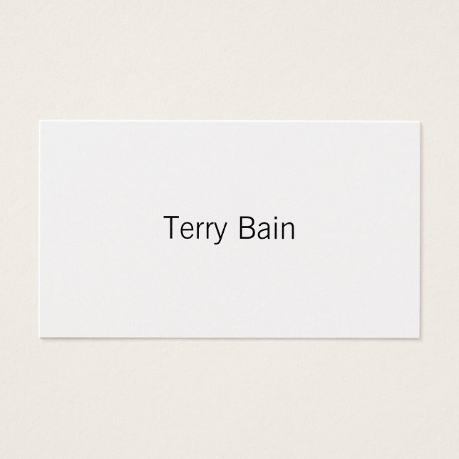 Einfache minimale Mittelfront und Rückseite (Vorderseite)