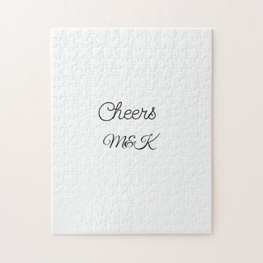 Einfache minimale Namensaufrufe Paar Namen benutze Puzzle (Vertikal)