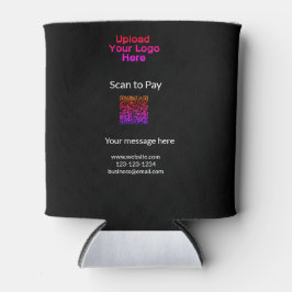 Einfache minimale Prüfung zum Bezahlen des Add QR  Dosenkühler