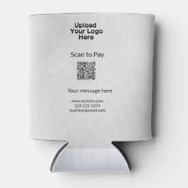 Einfache minimale Prüfung zum Bezahlen des Add QR  Dosenkühler