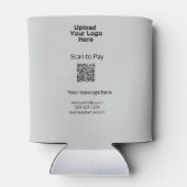 Einfache minimale Prüfung zum Bezahlen des Add QR  Dosenkühler (Rückseite)