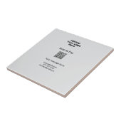 Einfache minimale Prüfung zum Bezahlen des Add QR  Fliese (Seite)