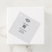 Einfache minimale Prüfung zum Bezahlen des Add QR Geschenkanhänger (Beispiel)