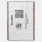 Einfache minimale q r Code hinzufügen Logo Social Decke (Vorderseite Vertikal)