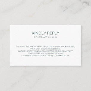 Einfache minimale QR-UAWG Begleitkarte